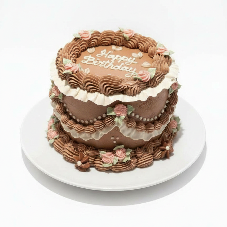 vintage cake 8 inch (chocolate base) (copy) vintage cake 8 inch (chocolate base) (copy)