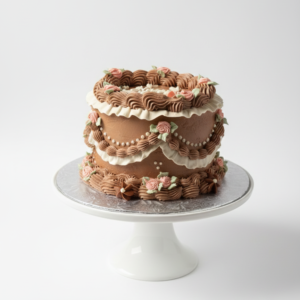 vintage cake 8 inch (chocolate base) (copy)